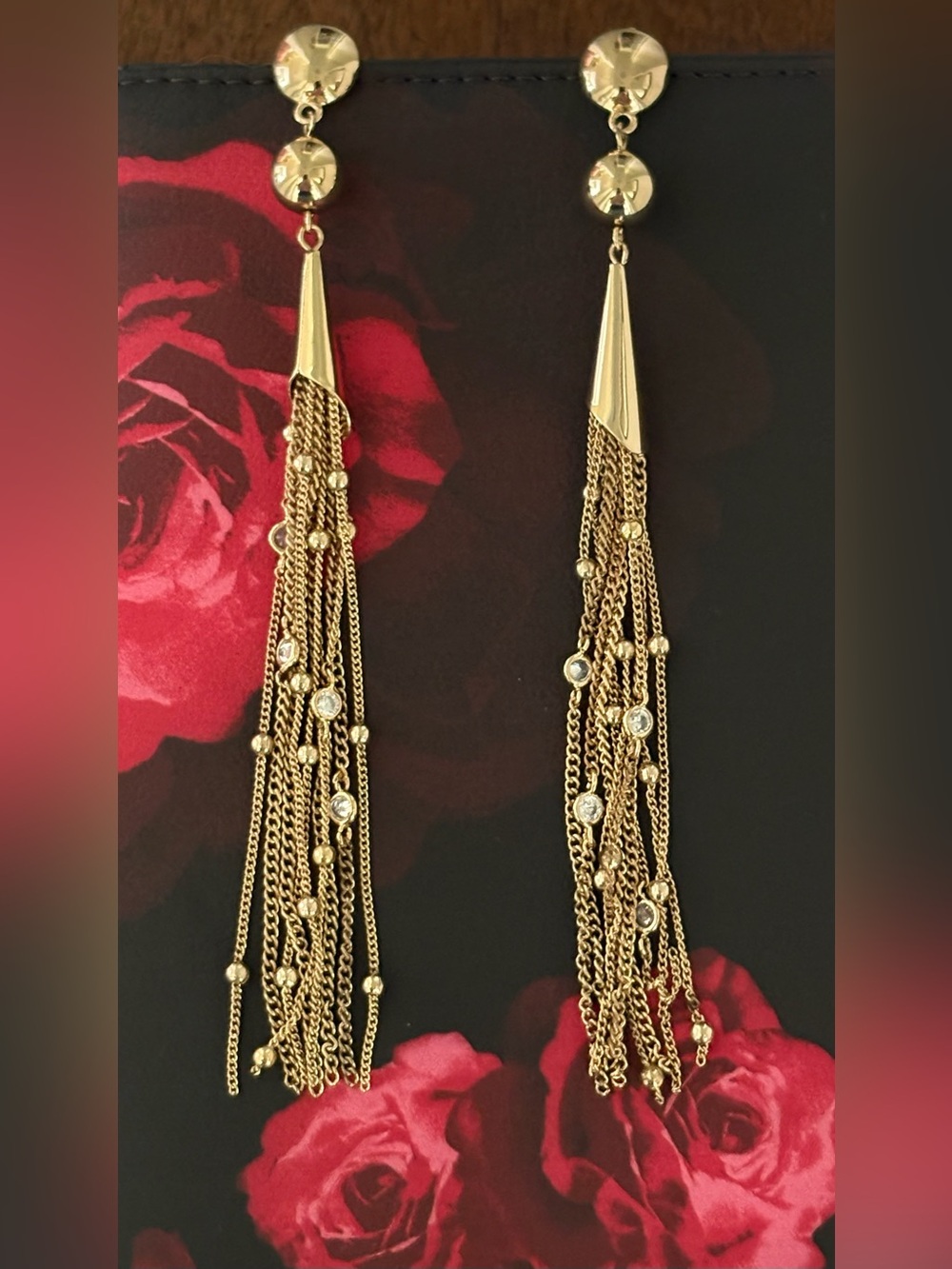 Ettika Crystal Drop Earrings